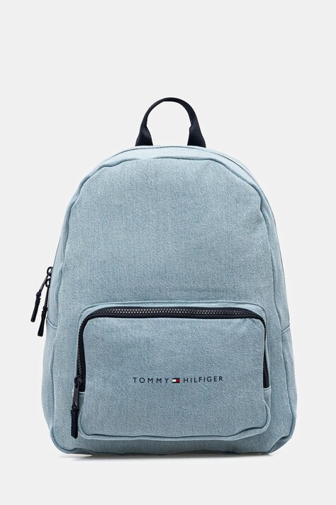 Tommy Hilfiger plecak dziecięcy kolor niebieski duży z aplikacją AU0AU01967