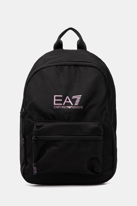 Рюкзак EA7 Emporio Armani цвет чёрный маленький с аппликацией 245043 2R917
