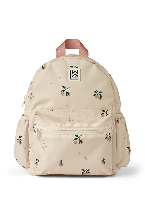 Детский рюкзак Liewood Andreas Backpack цвет бежевый большой узорный LW19643