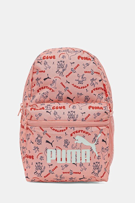 Детский рюкзак Puma PHASE AOP Small Backpack цвет розовый маленький узорный 091324