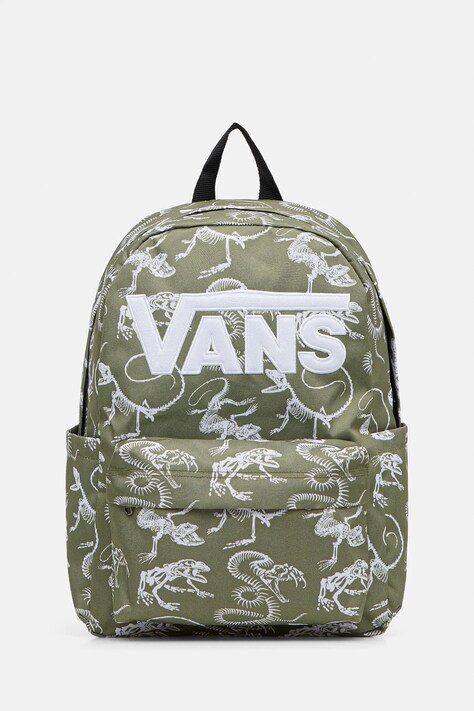 Vans plecak dziecięcy Old Skool Grom Backpack kolor zielony duży wzorzysty VN000H56CBO1