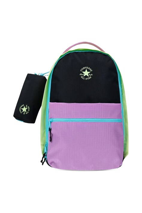 Converse ghiozdan copii culoarea violet, mare, cu imprimeu, 9A5579