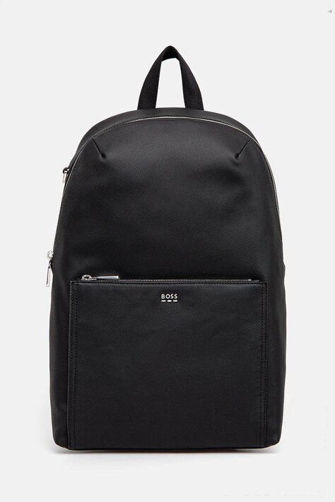 Рюкзак BOSS мужской цвет чёрный большой однотонный 50536103