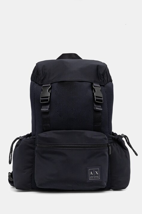 Batoh Armani Exchange pánský, tmavomodrá barva, velký, hladký, XM000788 AF12908