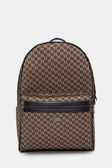 Рюкзак Karl Lagerfeld чоловічий колір бежевий великий візерунок 552115.805925