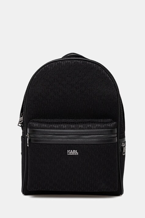 Karl Lagerfeld rucsac barbati, culoarea negru, mare, modelator, 552115.805925