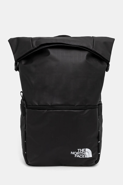 Batoh The North Face Base Camp Voyager Rolltop pánský, černá barva, velký, hladký, NF0A81DO53R1