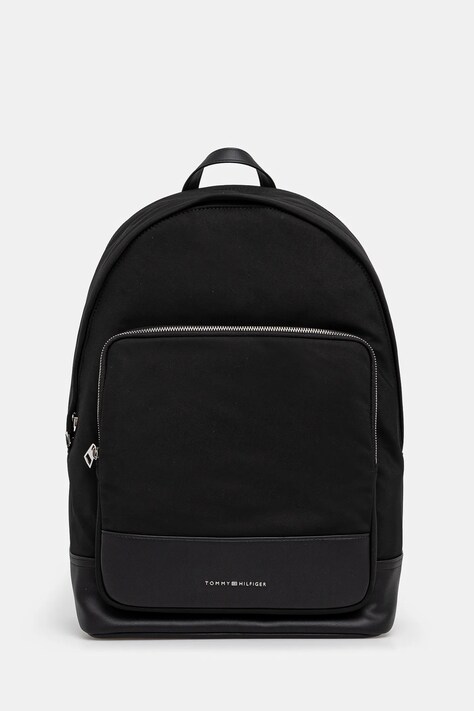 Tommy Hilfiger rucsac barbati, culoarea negru, mare, neted, AM0AM13189