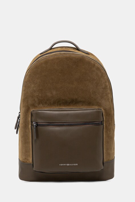 Tommy Hilfiger rucsac barbati, culoarea verde, mare, neted, AM0AM13229