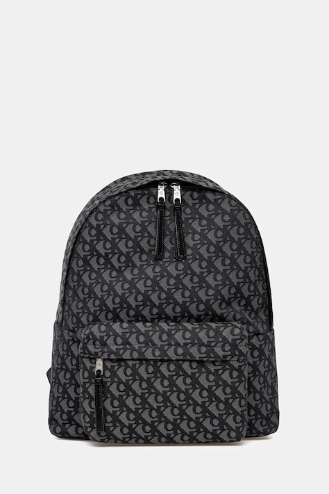 Рюкзак Calvin Klein Jeans мужской цвет чёрный большой узорный LV04G3116G