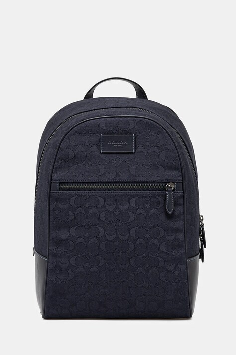 Coach rucsac bărbați, culoarea bleumarin, mare, cu imprimeu, CAK98