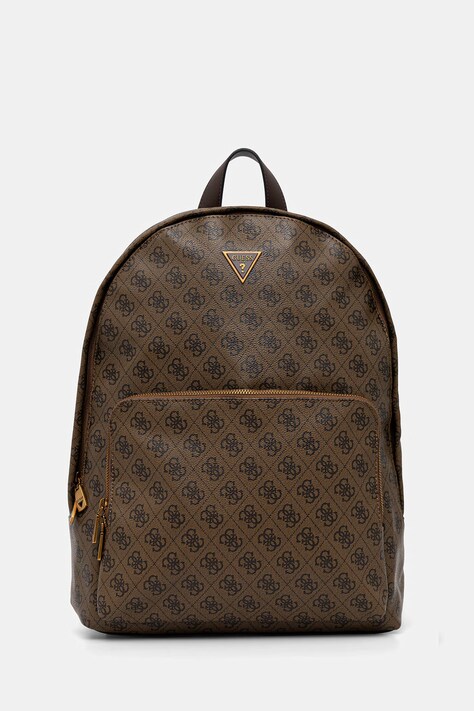 Ruksak Guess MILANO pánsky, čierna farba, veľký, vzorovaný, HMMILO P5219