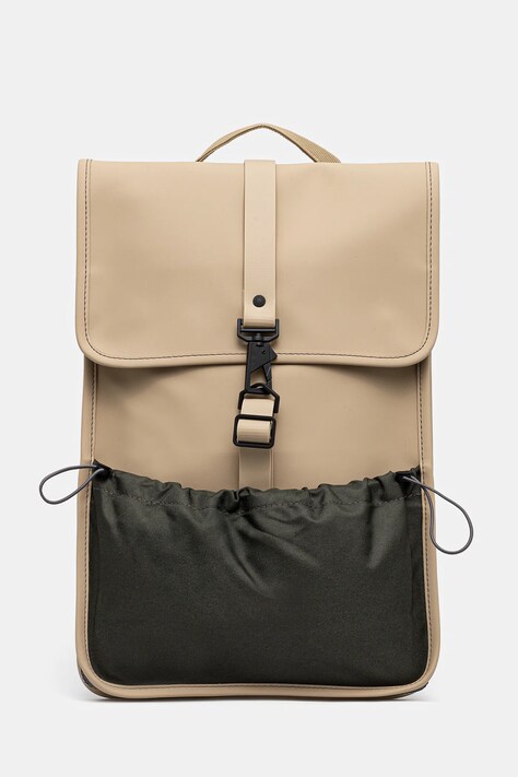 Rains rucsac Mix Backpack Mini culoarea bej, mare, uni, 14280