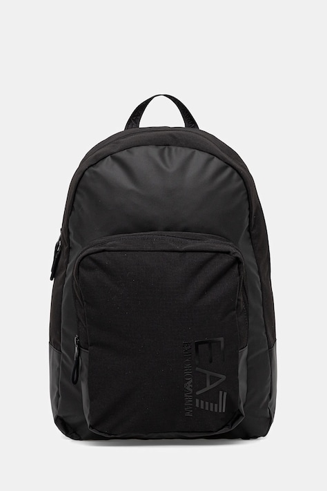 EA7 Emporio Armani hátizsák fekete, nagy, nyomott mintás, AF13820.7X000113