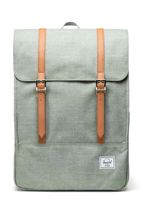 Herschel rucsac culoarea verde, mare, uni, 11404-06569-OS