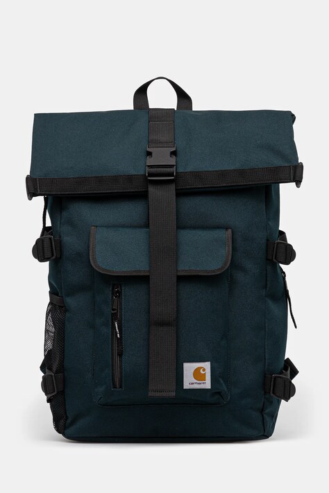 Carhartt WIP rucsac Philis Backpack culoarea turcoaz, mare, neted, I031575.0AUXX
