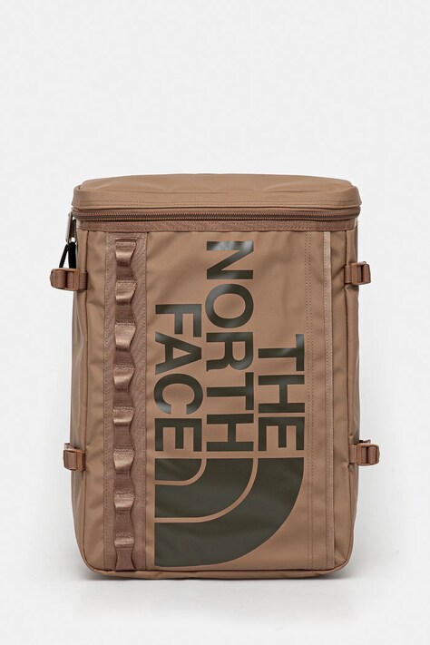 Ruksak The North Face Base Camp Fuse Box hnedá farba, veľký, vzorovaný, NF0A3KVR5K21