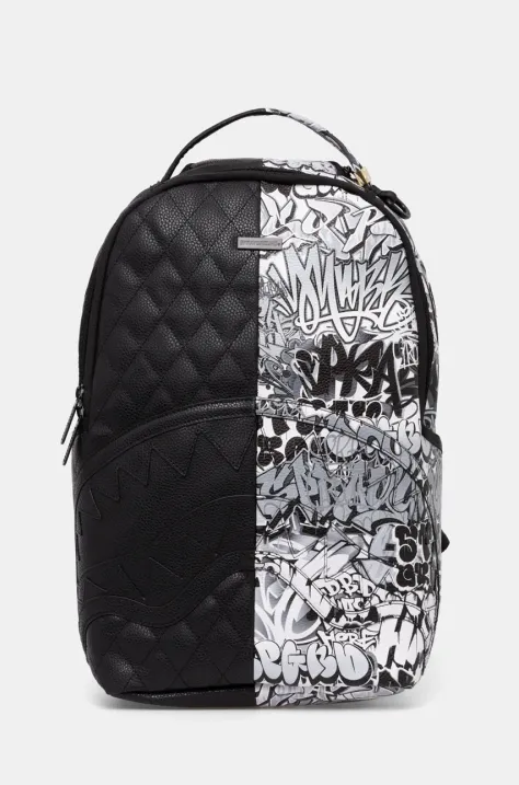 Ruksak Sprayground boja: crna, veliki, s uzorkom, 910B6046NSZ