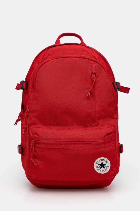 Batoh Converse červená barva, velký, hladký, 10021138-A19