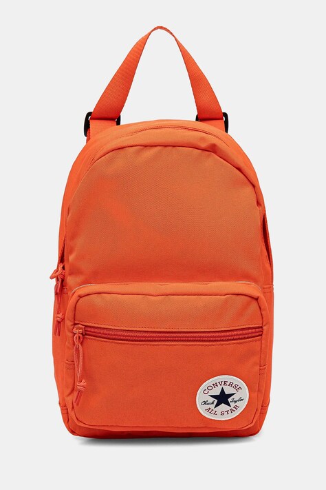 Converse rucsac culoarea portocaliu, mic, uni, 10027677-A01