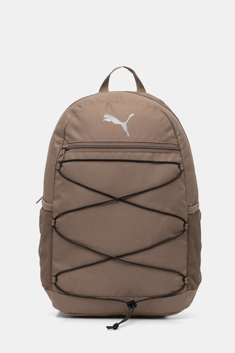 Рюкзак Puma колір коричневий великий з принтом 91181
