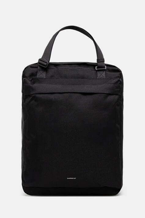 Sandqvist backpack Go 2-Way black color smooth 250304999