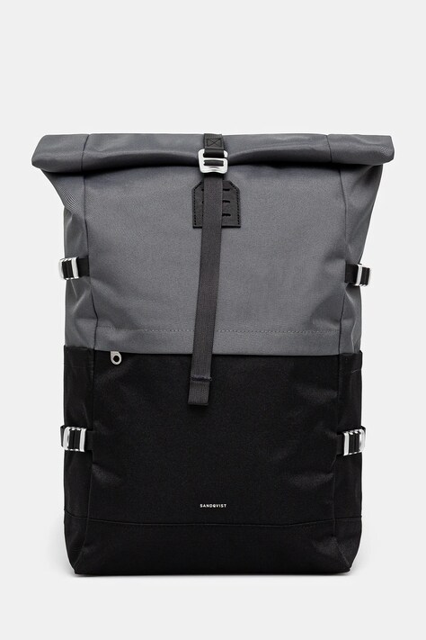 Sandqvist backpack Icon Rolltop L green color smooth 251305103