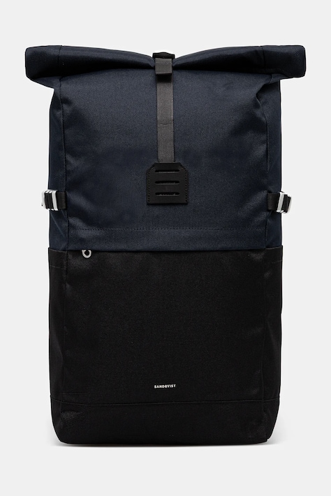 Batoh Sandqvist Icon Rolltop M černá barva, velký, 251404504