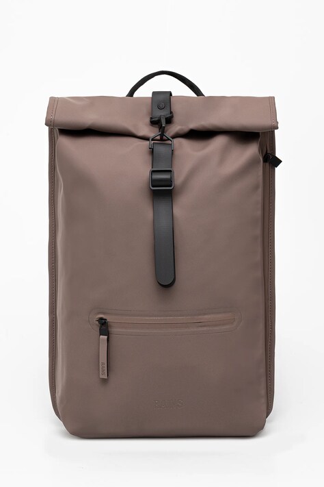 Batoh Rains Rolltop Rucksack W3 hnědá barva, velký, 13320.110