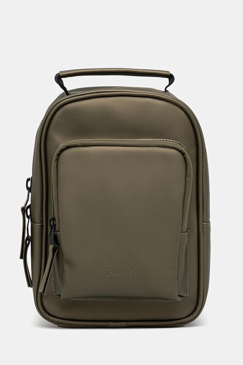 Rains backpack Book Daypack Mini W3 green color smooth 13690.105