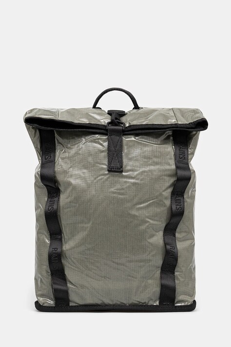 Rains backpack Sibu Rolltop Rucksack Mini W3 green color smooth 14740.108