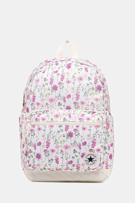 Converse rucsac culoarea bej, mare, cu imprimeu, 10028323-A01