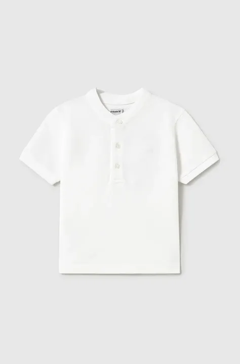 Mayoral polo bambino colore bianco 1107