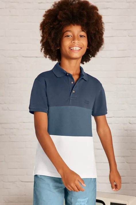 Mayoral polo in lana bambino/a colore blu 6132