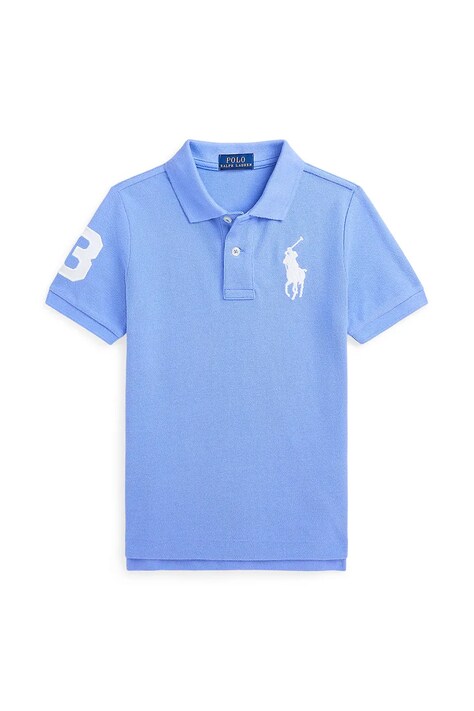 Polo Ralph Lauren tricouri polo din bumbac pentru copii neted, 322703635108
