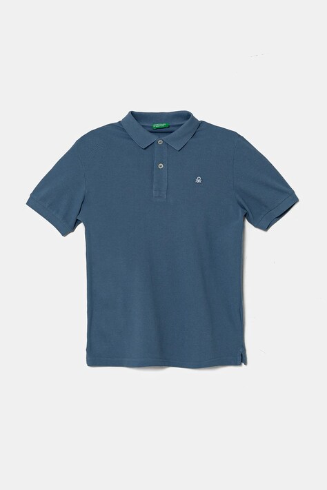 United Colors of Benetton tricouri polo din bumbac pentru copii uni, 3089C300Q