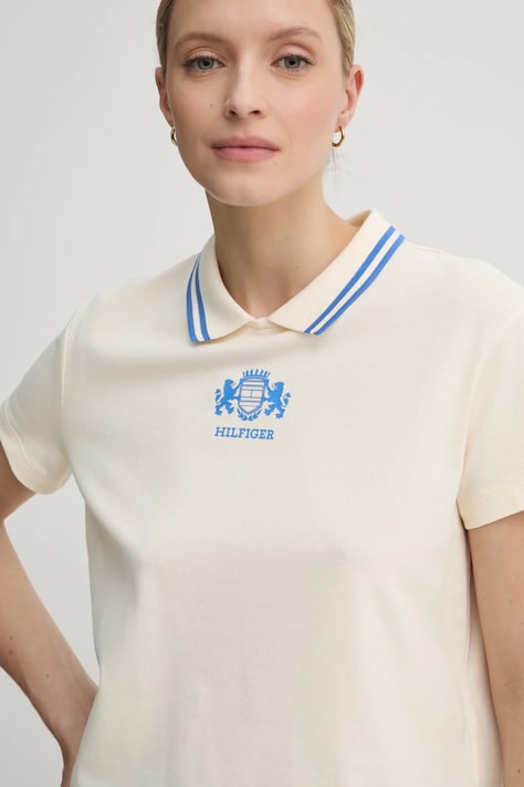 Tommy Hilfiger t-shirt női, bézs, WW0WW43929