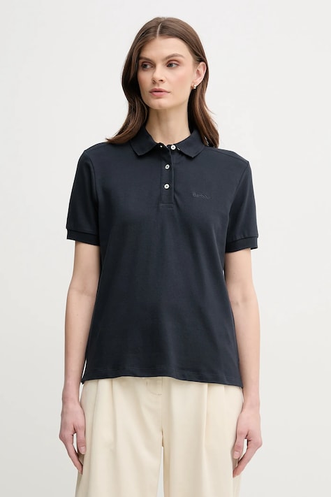 Polo tričko Barbour Bowford tmavomodrá barva, LML0886NY73