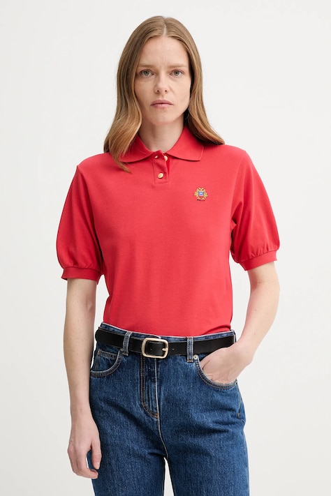 Bally polo de bumbac culoarea rosu, WJE077