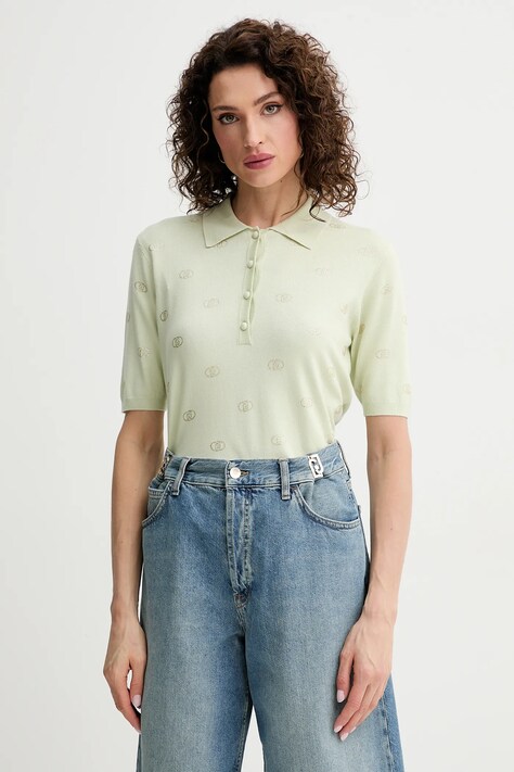 Svetr Liu Jo dámský, zelená barva, WA5055.MS49I