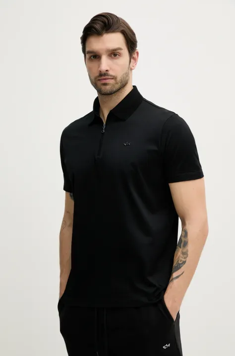 Paul&Shark polo in cotone uomo colore nero 24411249