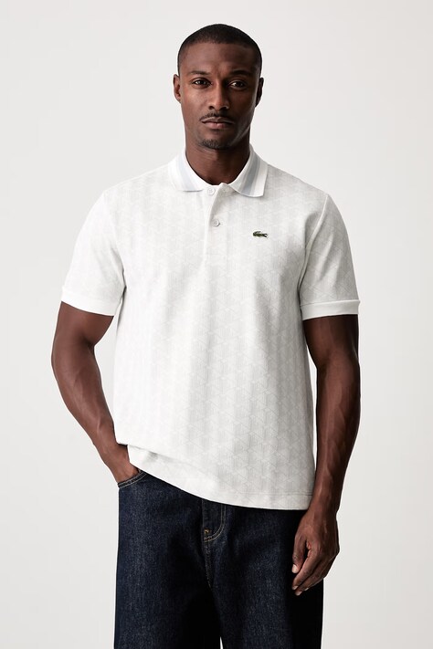 Lacoste polo męskie szare DH1417