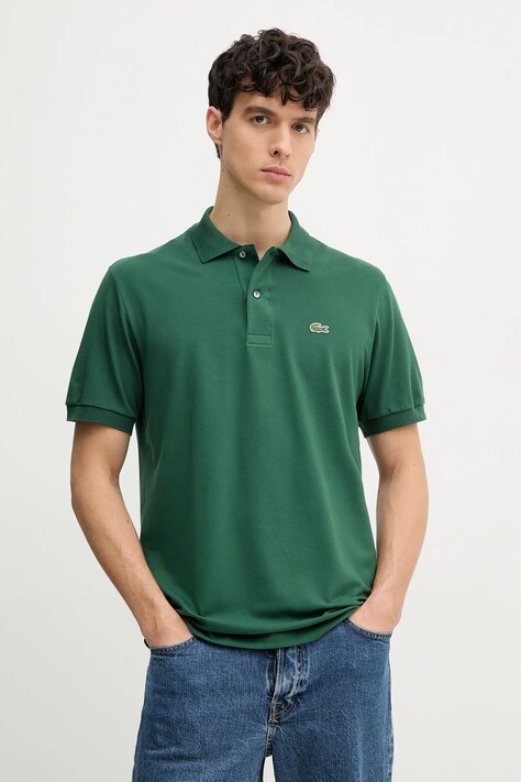 Lacoste poló zöld, férfi, nyomott mintás, PH9851