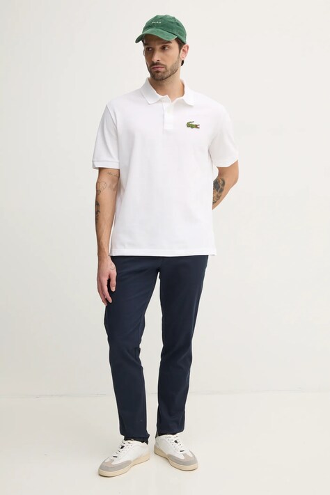 Бавовняне поло Lacoste — SS25-POM053, бежевий — фото 2
