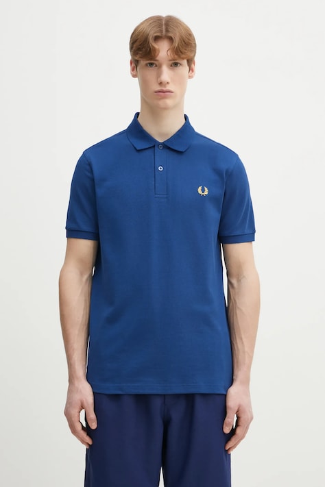 Бавовняне поло Fred Perry чоловіче однотонне M6000.Y47