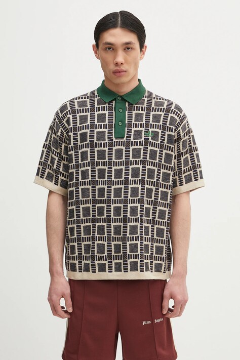 adidas Originals polo x Brain Dead Dead uomo colore marrone JN7151