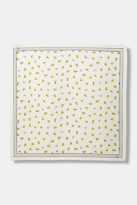 HUGO eșarfă Auraize albă 50535470