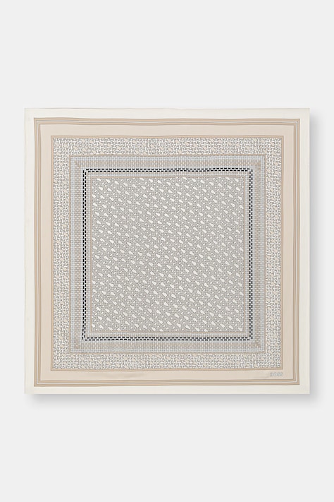 BOSS hustka dámska hodvábna Lainy béžová 50536118