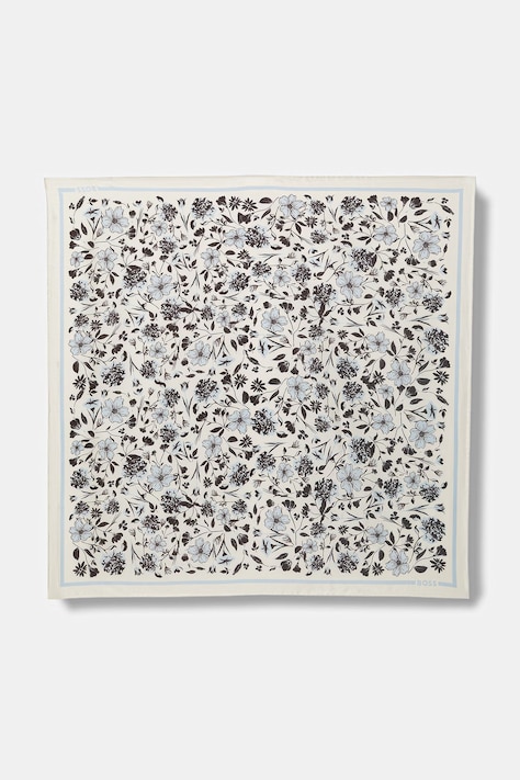 BOSS hustka dámska hodvábna Lainy modrá 50536118