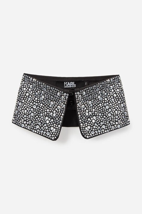 Karl Lagerfeld guler decorativ culoarea negru, A1W33028